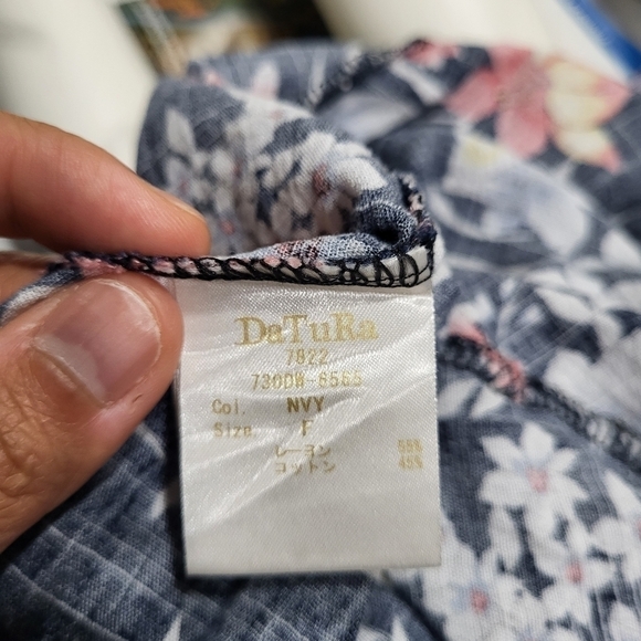 DATURA - Open shoulder floral print vintage style. - Picture 8 of 8